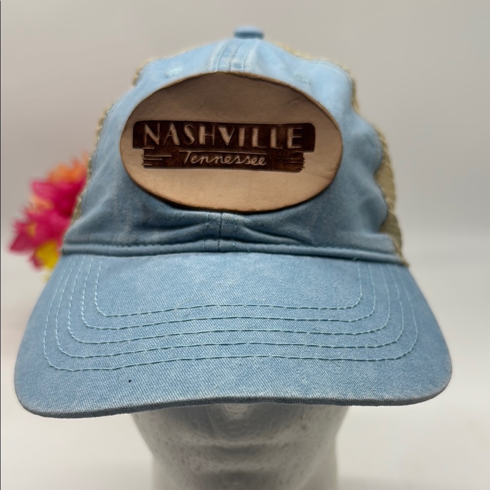 Nashville Tennessee Infinity Headwear Light Blue Cap